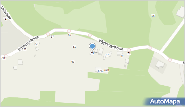Tarnowiec, Wypoczynkowa, 65, mapa Tarnowiec