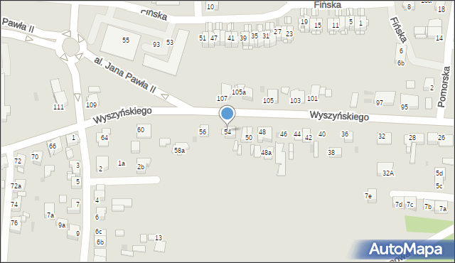 Tarnowskie Góry, Wyszyńskiego Stefana, ks. kard., 54, mapa Tarnowskie Góry