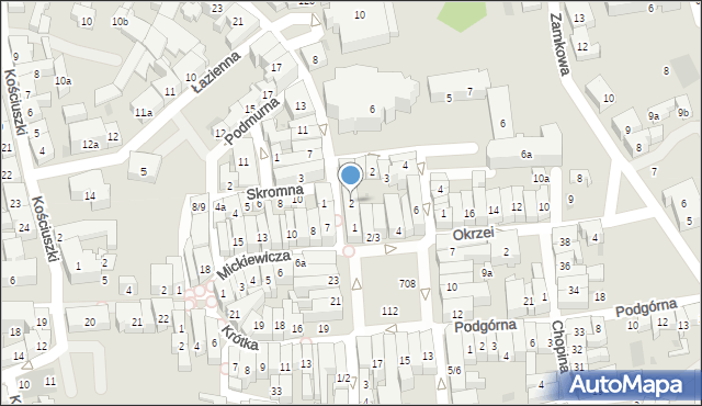 Tczew, Wyszyńskiego Stefana, ks. kard., 2, mapa Tczew