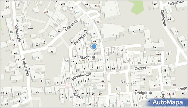 Tczew, Wyszyńskiego Stefana, ks. kard., 3, mapa Tczew