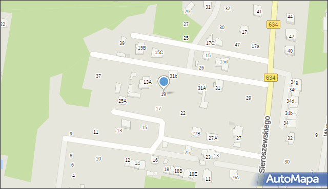 Tłuszcz, Wyspiańskiego Stanisława, 19, mapa Tłuszcz