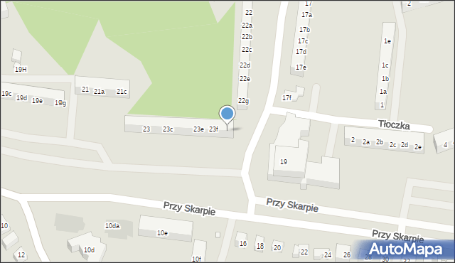 Toruń, Wyszyńskiego Stefana, ks. kard., 23g, mapa Torunia