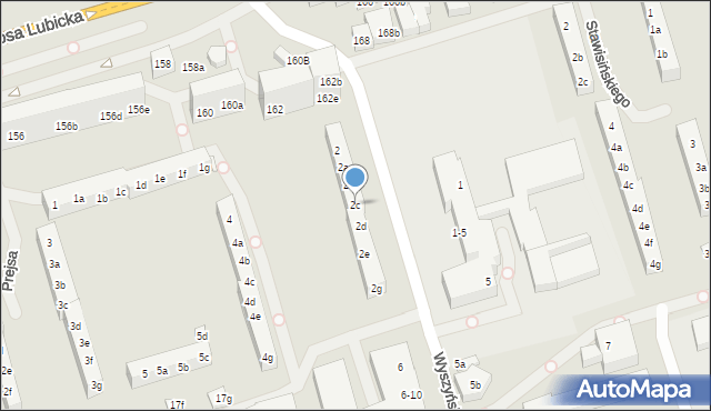 Toruń, Wyszyńskiego Stefana, ks. kard., 2c, mapa Torunia