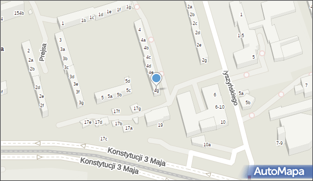 Toruń, Wyszyńskiego Stefana, ks. kard., 4g, mapa Torunia