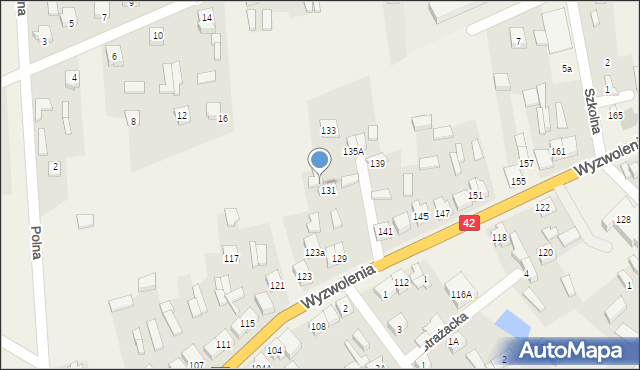 Trębaczew, Wyzwolenia, 135B, mapa Trębaczew