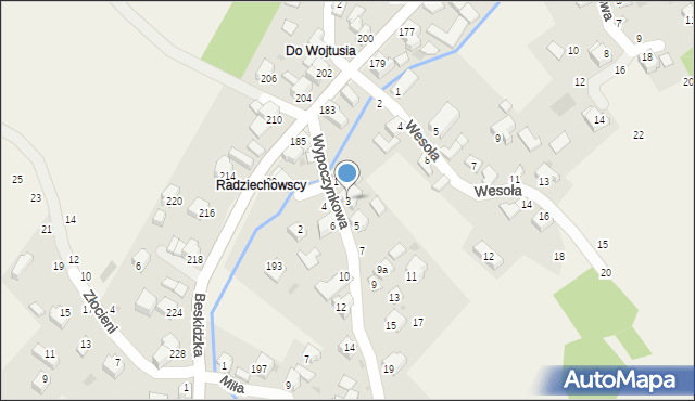 Trzebinia, Wypoczynkowa, 3, mapa Trzebinia