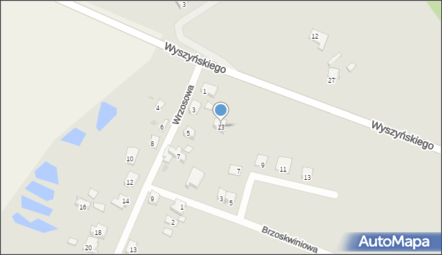 Trzemeszno, Wyszyńskiego Stefana, ks. kard., 13, mapa Trzemeszno