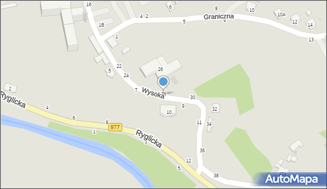 Tuchów, Wysoka, 28, mapa Tuchów