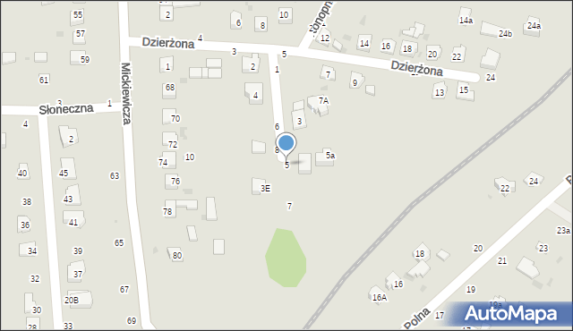 Tuchów, Wyszyńskiego Stefana, ks. kard., 5, mapa Tuchów