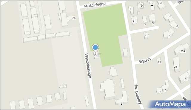 Turek, Wyszyńskiego Stefana, ks. kard., 1C, mapa Turka