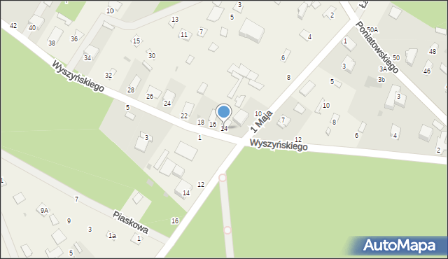 Urle, Wyszyńskiego Stefana, ks. kard., 14, mapa Urle