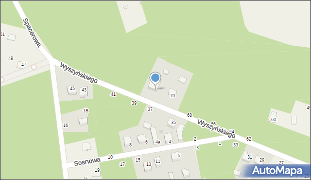 Urle, Wyszyńskiego Stefana, ks. kard., 72, mapa Urle