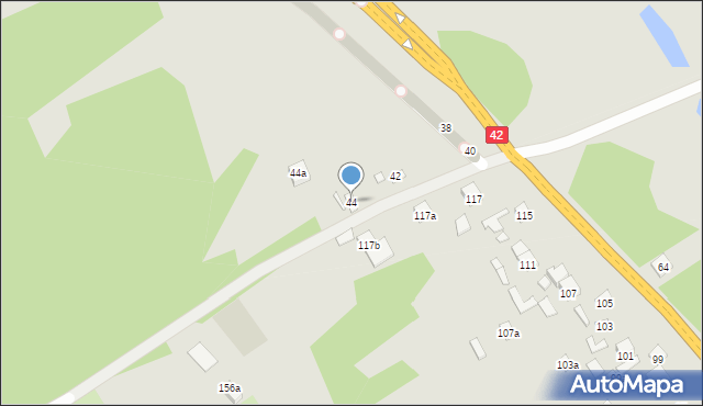 Wąchock, Wygoda, 44, mapa Wąchock