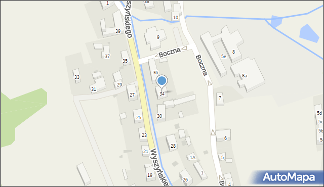 Walim, Wyszyńskiego Stefana, ks. kard., 34, mapa Walim