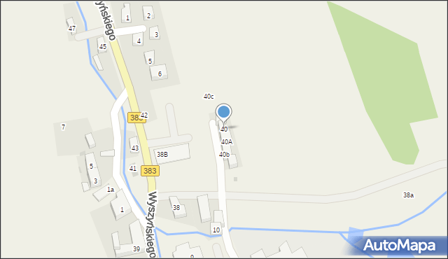 Walim, Wyszyńskiego Stefana, ks. kard., 40, mapa Walim