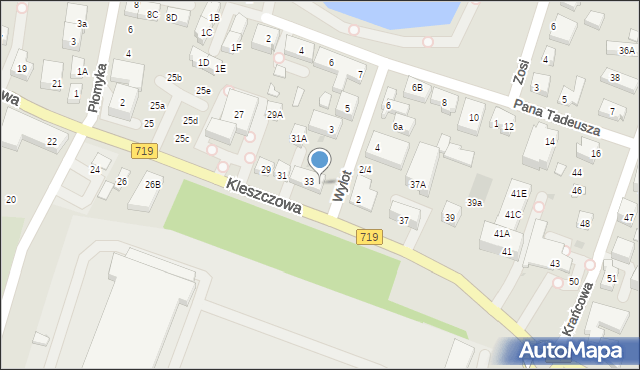 Warszawa, Wylot, 1, mapa Warszawy