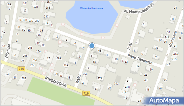 Warszawa, Wylot, 8, mapa Warszawy