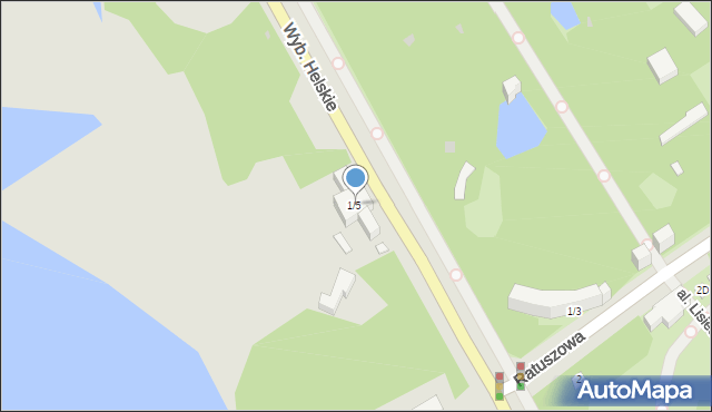 Warszawa, Wybrzeże Helskie, 1/5, mapa Warszawy