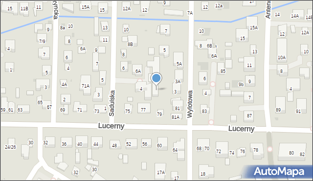 Warszawa, Wylotowa, 3c, mapa Warszawy