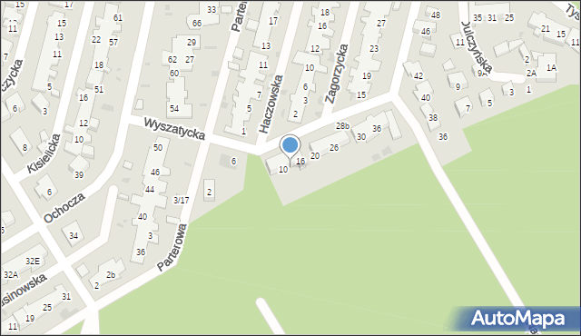 Warszawa, Wyszatycka, 12, mapa Warszawy