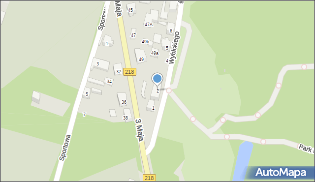 Wejherowo, Wybickiego Józefa, gen., 2, mapa Wejherowo