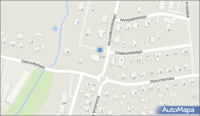 Wejherowo, Wyczółkowskiego Leona, 2, mapa Wejherowo