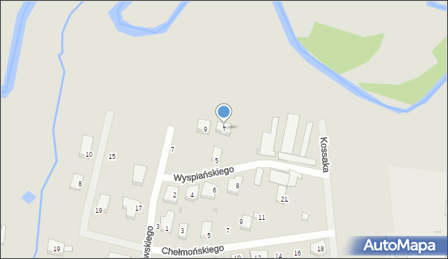 Wejherowo, Wyspiańskiego Stanisława, 7, mapa Wejherowo