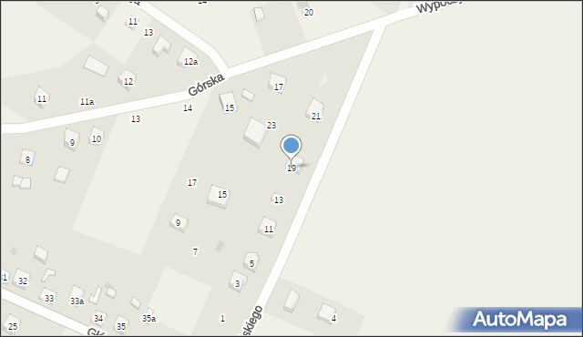 Wiele, Wyszyńskiego Stefana, ks. prym. kard., 19, mapa Wiele