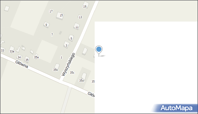 Wiele, Wyszyńskiego Stefana, ks. prym. kard., 4, mapa Wiele