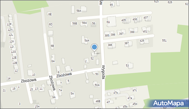 Wieliczka, Wygoda, 52A, mapa Wieliczka