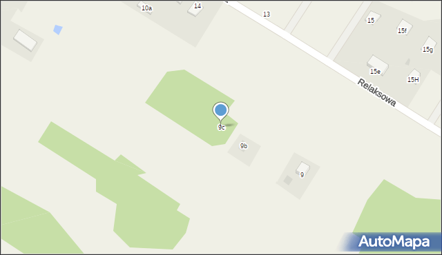 Wielogóra, Wycecha Czesława, 9c, mapa Wielogóra