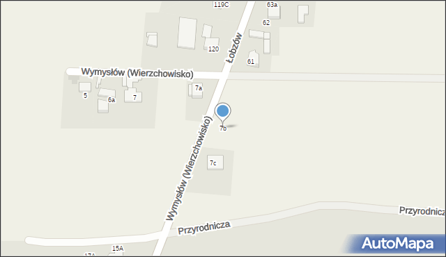 Wierzchowisko, Wymysłów (Wierzchowisko), 7b, mapa Wierzchowisko