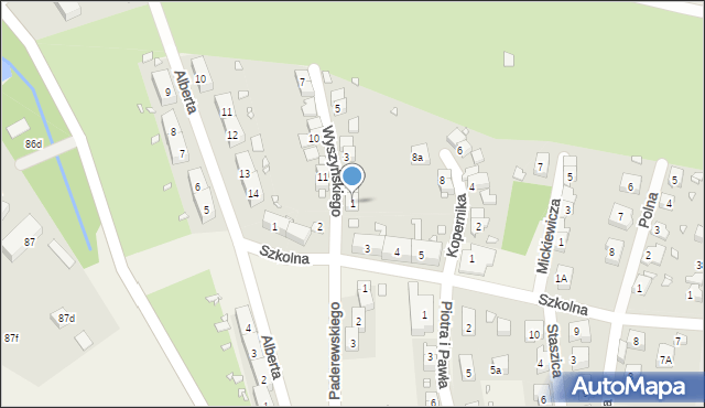 Wilków-Osiedle, Wyszyńskiego Stefana, ks. kard., 1, mapa Wilków-Osiedle