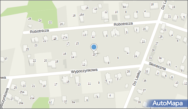 Wilkowice, Wypoczynkowa, 10, mapa Wilkowice