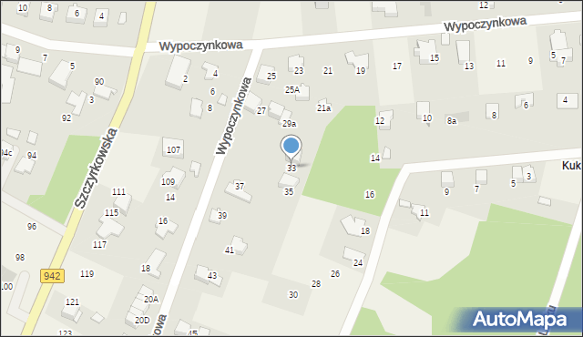 Wilkowice, Wypoczynkowa, 33, mapa Wilkowice