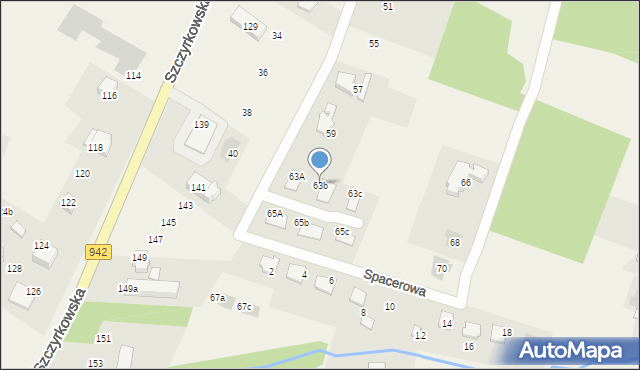 Wilkowice, Wypoczynkowa, 63b, mapa Wilkowice