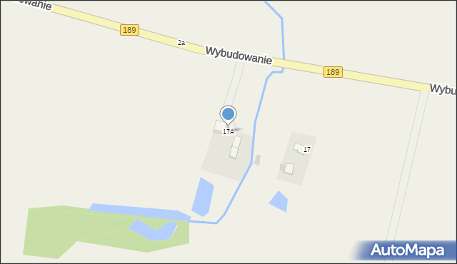 Witunia, Wybudowanie, 17A, mapa Witunia