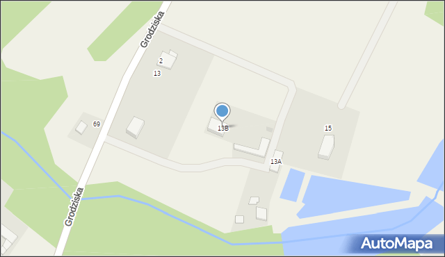 Władysławów, Wyprys, 13B, mapa Władysławów