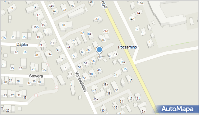 Władysławowo, Wyzwolenia, 58, mapa Władysławowo