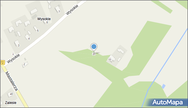 Wola Baranowska, Wysokie, 10, mapa Wola Baranowska