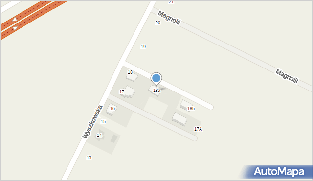 Wola Rasztowska, Wyszkowska, 18a, mapa Wola Rasztowska