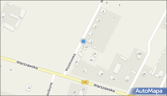 Wola Rasztowska, Wyszkowska, 1c, mapa Wola Rasztowska