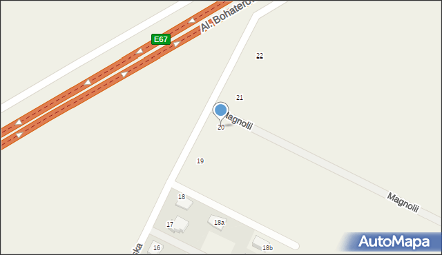 Wola Rasztowska, Wyszkowska, 20, mapa Wola Rasztowska