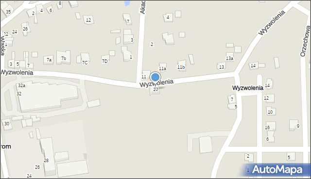 Wolbrom, Wyzwolenia, 10, mapa Wolbrom