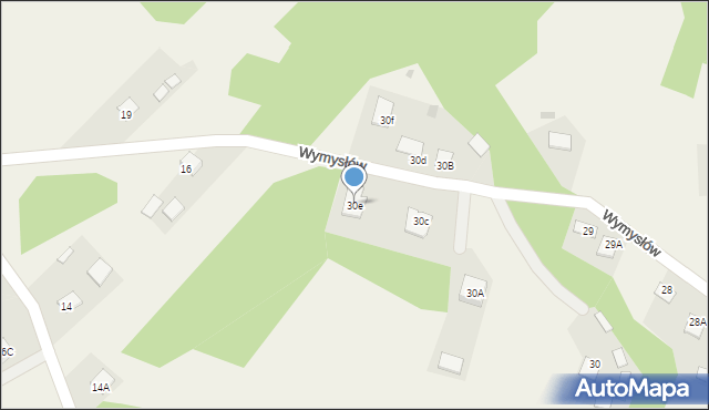 Wólka Tanewska, Wymysłów, 30e, mapa Wólka Tanewska