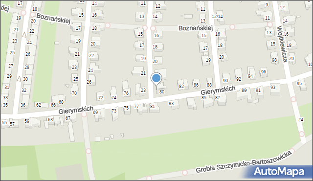 Wrocław, Wyczółkowskiego Leona, 22, mapa Wrocławia