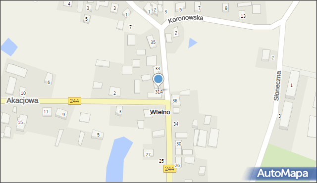 Wtelno, Wyczółkowskiego Leona, 31A, mapa Wtelno