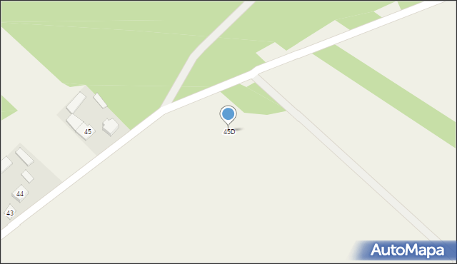 Wyborów, Wyborów, 45D, mapa Wyborów