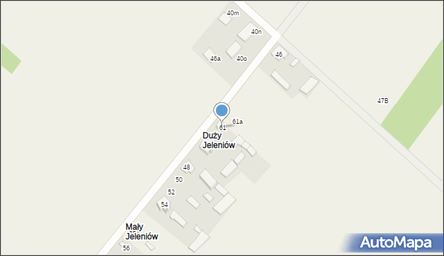 Wyborów, Wyborów, 61, mapa Wyborów