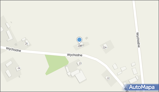 Wychodne, Wychodne, 22B, mapa Wychodne